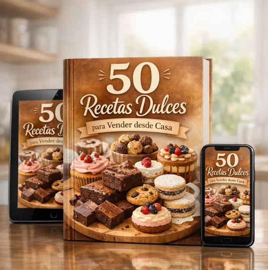 50 RECETAS DULCES PARA VENDER DESDE CASA